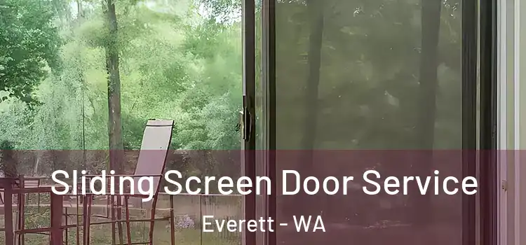 Sliding Screen Door Service Everett - WA
